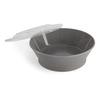 Twistshake Dyp tallerken med lokk - Grå