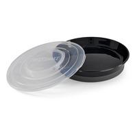 Twistshake Tallerken m. lokk - sort