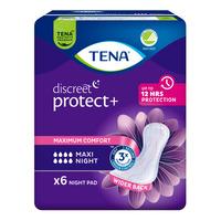 Kjøp TENA Discreet Protect+ Maxi Night Inkontinensbind - 6 stk.
