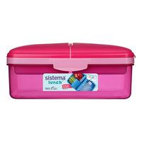 Sistema Slimline Quaddie Lunchbox 1.5 L - Rosa