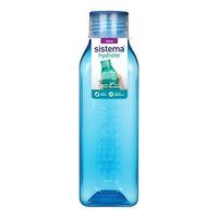 Sistema Hydrate medium square bottle - 725 ml. - Blå