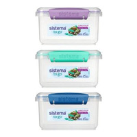 Sistema matboks Lunch plus to go - 1,2 L - Lilla