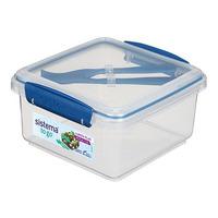 Sistema matboks Lunch plus to go Blå - 1,2 L