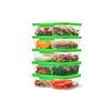 Sistema Nest It Meal Prep Grønn 870 ml - 5 pk