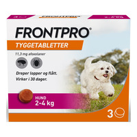 FRONTPRO tyggetablett - S, 11,3 mg - 3 stk.