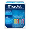 Bayer Microlet lansetter (fargede) - 200 stk.