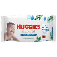Huggies Wipes Natural 0% Plast Pure - 48 stk.