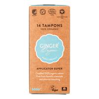 Ginger Organic Tampon med innføring - Super Ø - 12 stk