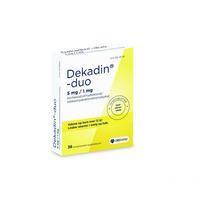 Dekadin-Duo sugetabletter 5/1mg Sitron - 36 stk