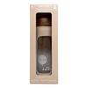 Hevea Glas Sutteflaske Wide Neck med Sleeve 250 ml, Sand - 1 stk.