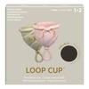 Hevea LOOP Menstruasjonskopp size 1+2 Combo, Golden Blush & Golden Sand - 2 stk.
