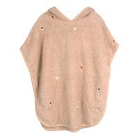 Filibabba Strandponcho med broderi GOTS - Frappé - 1 stk.