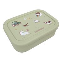 Filibabba Matboks i silikon - Bog Green - 1 stk.