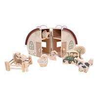 Filibabba Min bondegård i tre med dyr - 1 stk.