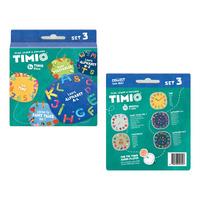TIMIO Disc Set 3 Eventyr, tid, grønnsaker, alfabetet A-L, alfabetet M-Z - 1 stk.