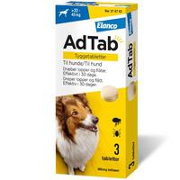 AdTab 900mg tyggetabletter hund (XL) - 3 stk