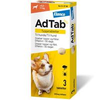 AdTab 225mg tyggetabletter til hund (M) - 3 stk