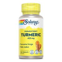 Solaray Fermented Turmeric - 100 kapsler