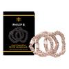 Philip B Petite Champagne Scrunchie - 3 stk.