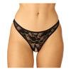 NORTIE Siv Bunnløs Blonde G-String L/XL - Sort - 1 stk.