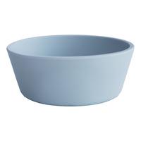 Mushie Silikon Skål Powder Blue - 1 stk.