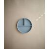 Mushie Silikone Tallerken Romdelt Powder Blue - 1 stk.