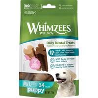 Whimzees Dental Tyggeben Puppy M/L, 14 stk., 210 g
