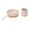 SARO BABY Silikon Spisesett - Sand - 1 stk.