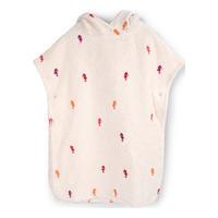 Filibabba Strandponcho med broderi GOTS - Sjøhest - 1 stk.