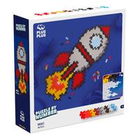 Plus-Plus Puzzle By Number Rocket - 500 stk.