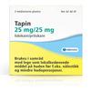 Tapin Medisinert Plaster 25/25mg - 2 stk