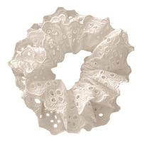 By Stær Luca Scrunchie - Kremhvit