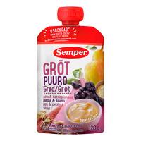Semper Fruktgrøt m. Pære & Sviske 6 mdr. - 120 g.