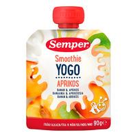 Semper Smoothie Yogo m. Banan & Aprikos 6 mdr. - 90 g.