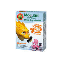 Møllers Pharma Omega 3 Geléfisk - 36 stk