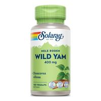 Solaray Wild Yam - 100 kapsler