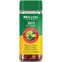 Møllers Pharma Jern & C-vitamin tabletter - 70 stk