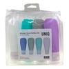 UNIQ reiseflasker i silikon 90 ml - 4 stk.
