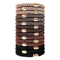 SOHO Nubia Hårstrikker Bronze - 15 stk.