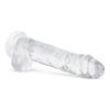 Addiction Jelly Dildo with balls - 19 cm.