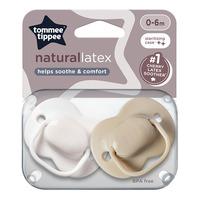 Tommee Tippee latex sutter 0-6 mdr. - 2 stk.