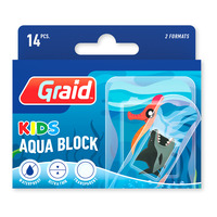Graid Aqua Block Kids Plaster Ocean Animals - 1 stk.