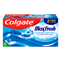 Colgate Max Fresh Cooling Crystals Tannkrem - 2x75ml