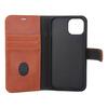 RadiCover Wallet Case 2i1 Anti-stråling Læder MagS Brun - iPhone 15 - 1 stk.