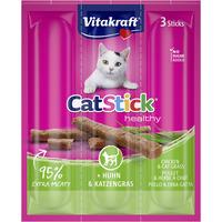 Vitakraft Cat Stick, med kylling og kattegress - 1 stk.