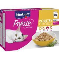 Vitakraft Poésie Classique våtmat til katt multipack, gele - 12 stk