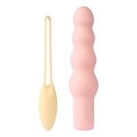 Amaysin Beaded Dildo og Bekkenbunnskule Pleasure Sett - 55 g.