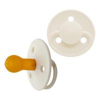 Mininor Lateksmokk 0 mnd+, Hvit - 2 stk