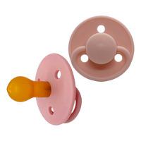 Mininor Lateksmokk 0 mnd+, lyserød - 2 stk