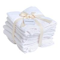 Mininor Økologiske Tøybleier Hvit - 8 stk.